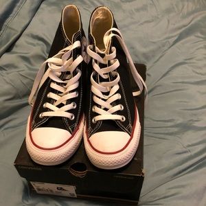 Converse Black Wedge Hightops Shoes